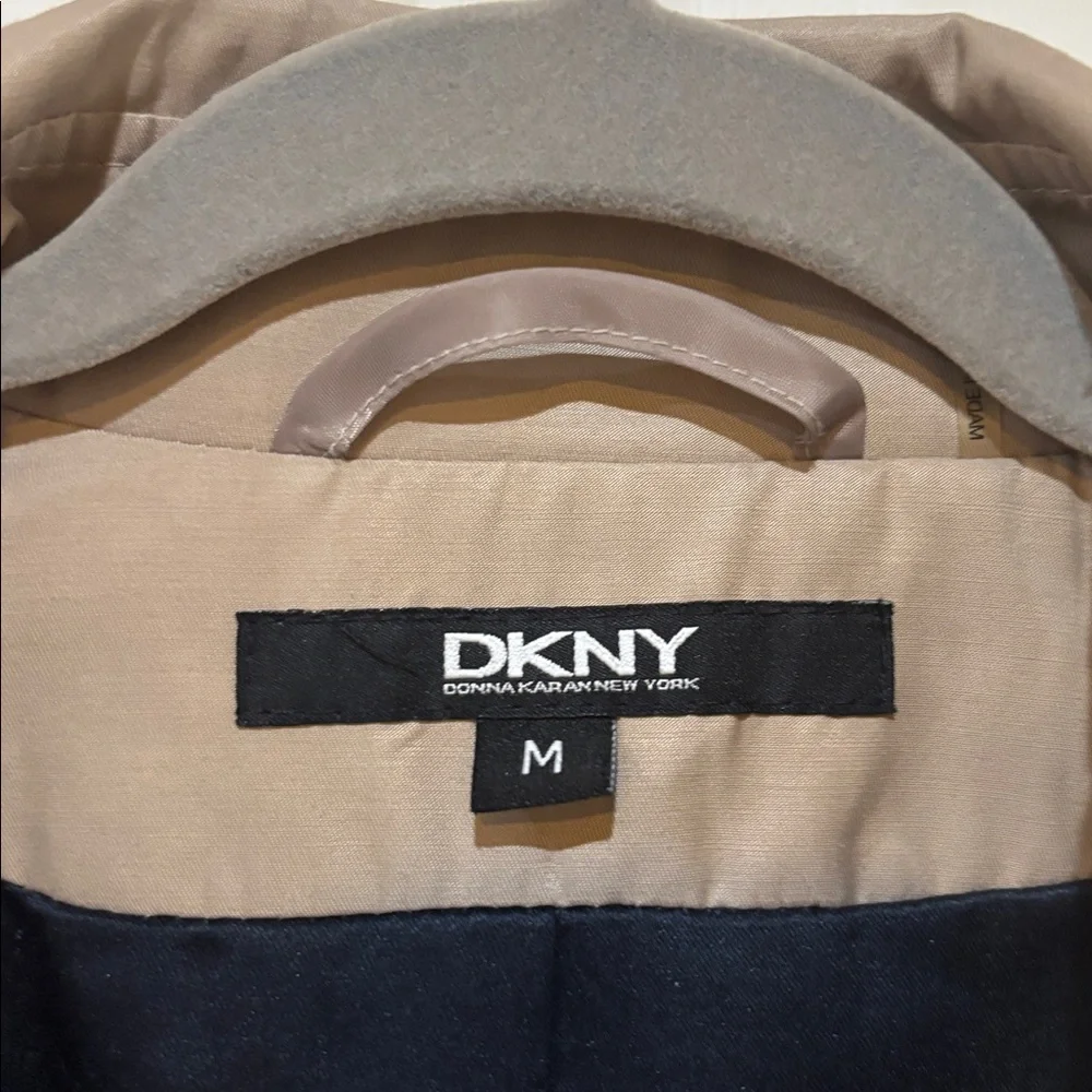 DKNY DOUBLE-BREASTED TRENCH COAT - Picture 2 of 5